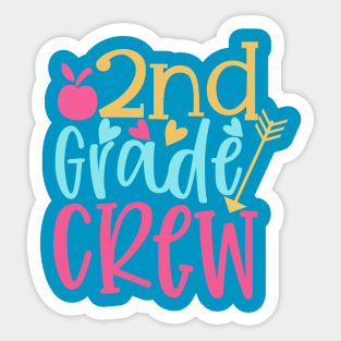 Second Grade Crew Sticker